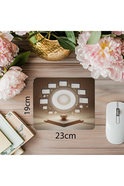 Empressco Ediții de coduri plutitoare și mousepad cu cupă - 19x23cm 2mm drept...