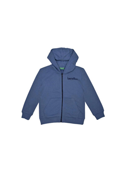 Benetton BNT-B21876 Μπλε ζακέτα για αγόρια