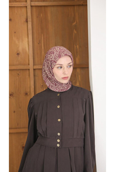EL&BA GİYİM Aria Pattern Scarf Mürdüm