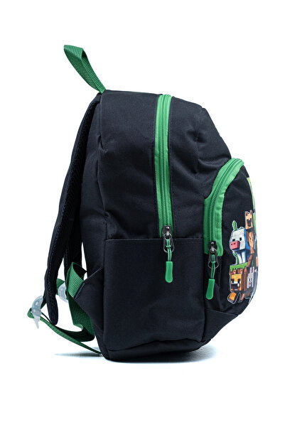 Probag Školski ranac za decu, dečak, učenik, vodootporan, Minecraft lik, crno...