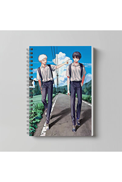 nihonwosekai Caiet anime BL Summer Hikaru Yaoi, format A4, 60 de coli, fără l...