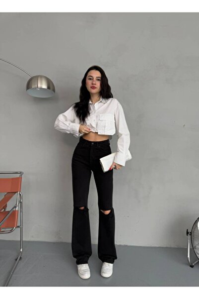 Aida Fashion Diz lazer palazzo jeans
