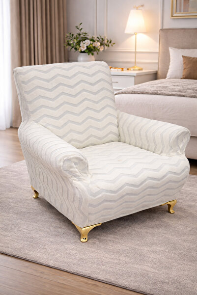 uzhanem Κάλυμμα καναπέ μονό κάθισμα Lycra Elastic Stretchable welsoft με σχέδ...