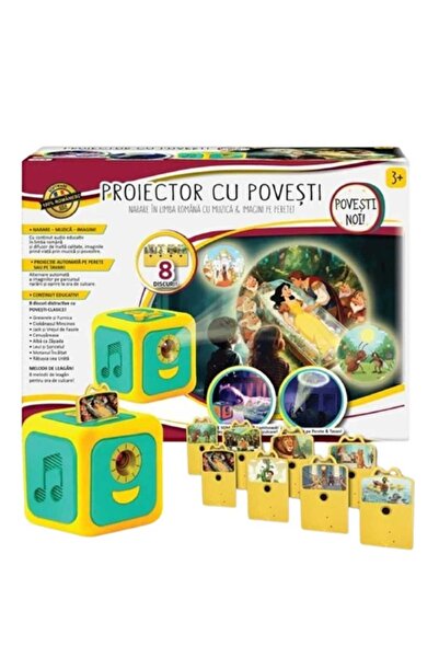 OEM Proiector cu Povesti pentru Copii, Narare in Limba Romana, 8 Povesti Clas...