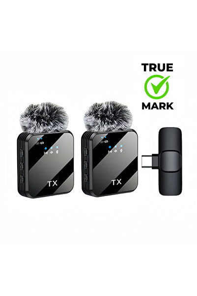 TRUE MARK - 3.5mm lavalier microphone, omnidirectional, Smartphone/DSLR/PC co...