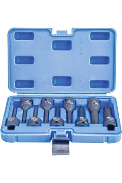 NT ΕΡΓΑΛΕΙΑ NCSETU12T ΣΕΤ ΜΑΚΡΙΩΝ ΚΑΡΥΔΑΚΙΩΝ TORX 1/2 " 9 ΤΕΜΑΧΙΑ