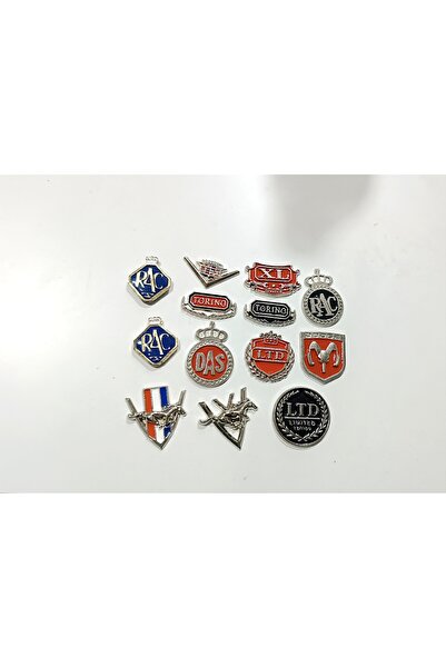 lina oto aksesuar 13 Metal Nuts with Emblem Tape Campaign