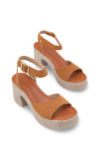 Riccon Lyra Aria Γυναικεία πέδιλα με τακούνι 0012705 Τακτοποιημένο δέρμα μαύρ...