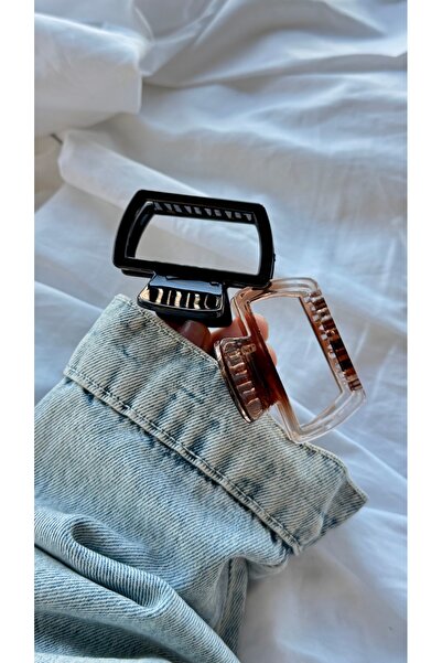 YOYYO Γυναικεία αγκράφα 2 τεμαχίων με γεωμετρικό σχέδιο μαύρο - Γυναικείο αξε...