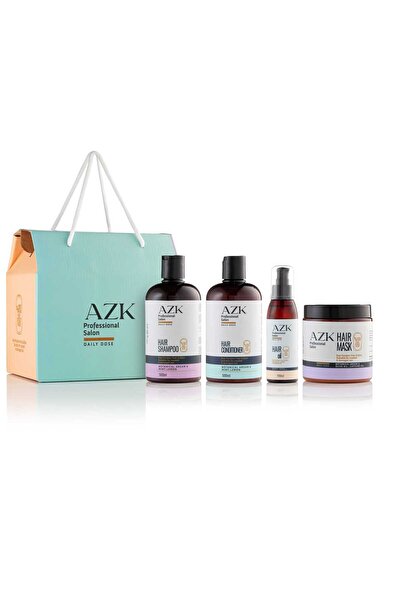 AZK professional Salon مجموعة العناية بالشعر Daily Dose
