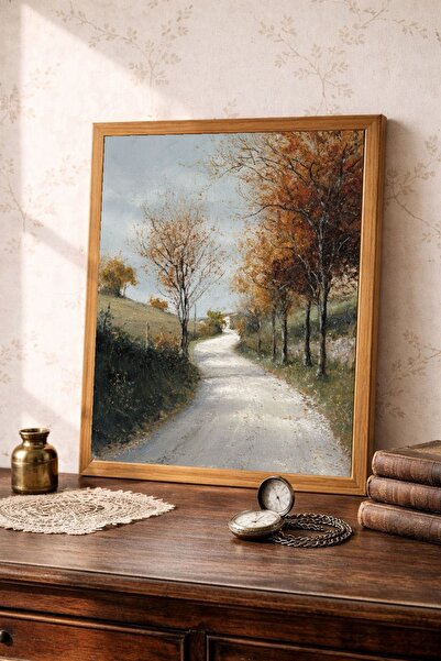 Tuba Decor Επιτραπέζια ζωγραφική σε ξύλινο πλαίσιο ενιαίου τεμαχίου, vintage ...