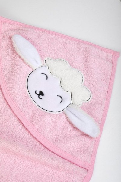 Baby Shez 100% Cotton Newborn Baby Swaddle Embroidered Bath Towel