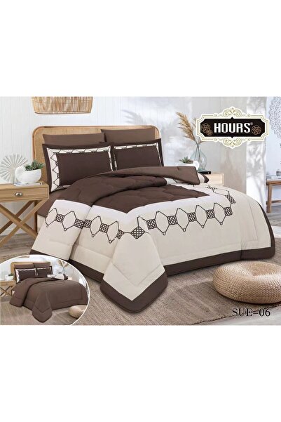 HOURS Nefirin 6-Piece Royal Geometric Shaped Summer Bedspread