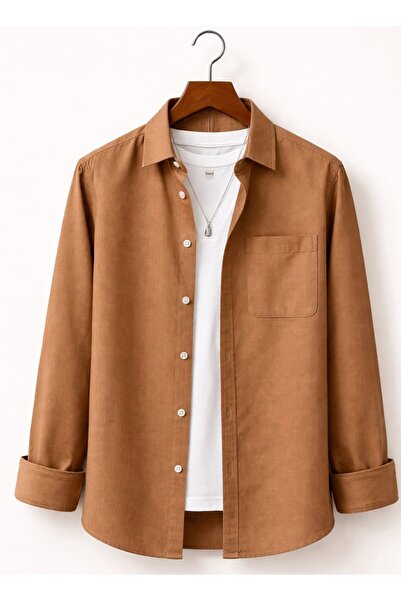 YNGMENCLASS Single Pocket Detail, 100% Cotton Linen, Breathable, Light Textur...