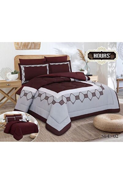 HOURS Nefirin 6-Piece Royal Geometric Shaped Summer Bedspread
