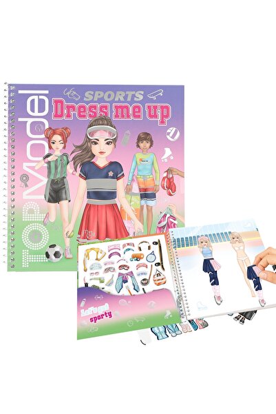 Top Model by Depesche Top Model Dress Me Up Sticker Kitabı – Spor Temalı Giyd...
