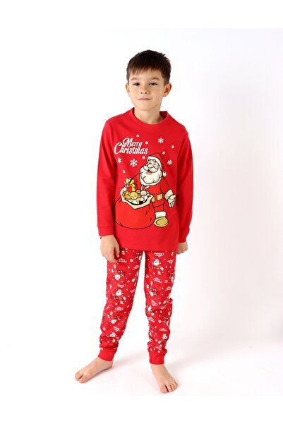 MiniKids Καλά Χριστούγεννα, κόκκινες πυτζάμες Άγιου Βασίλη