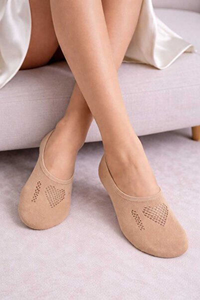 gigigiyim Women's Ballerina Socks with Mesh Detail