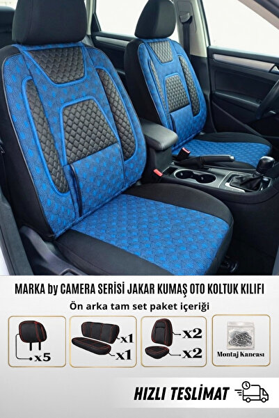 SM OTO KILIF MARKA by CAMERA Serisi Jakar Kumaş Universal Oto Koltuk Kılıfı Tam Set