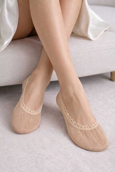 gigigiyim Sequin Detailed Women's Ballerina Socks