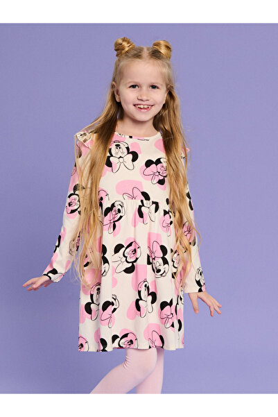 Minnie Mouse Set de 2 rochii din bumbac cu mânecă lungă, Disney