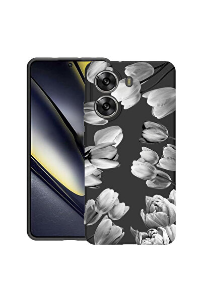 bestcase Υπέρλεπτη Θήκη για Poco X7 Pro 5G, Φλοράλ - Μαύρη Τουλίπα, 1992025 B...