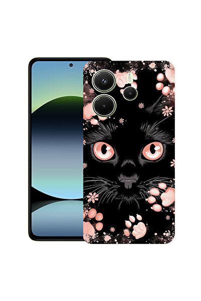 bestcase Υπέρλεπτη Θήκη για Xiaomi Redmi Note 14 4G, Μαύρη Γάτα, 1926342 B 2015