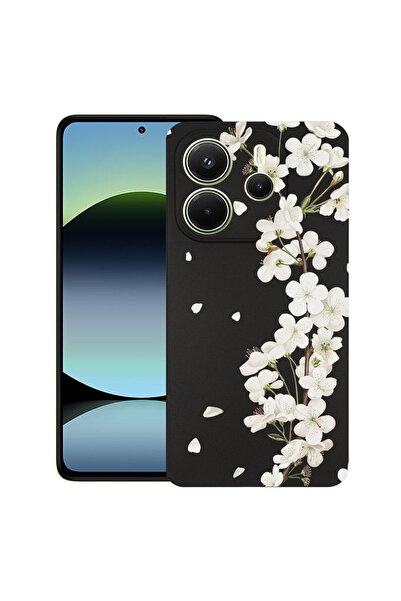 bestcase Υπέρλεπτη Θήκη για Xiaomi Redmi Note 14 5G, Φλοράλ - Αισθητικό Λευκό...