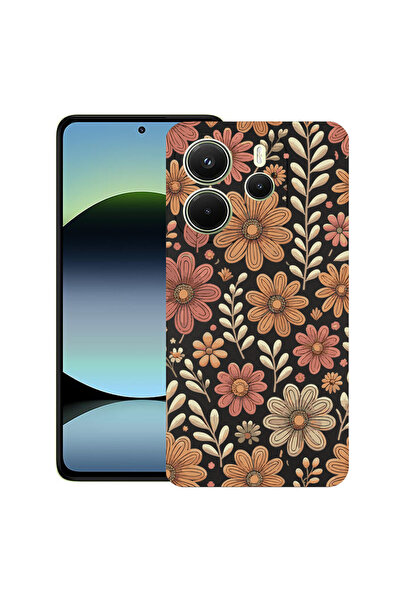 bestcase Υπέρλεπτη Θήκη για Xiaomi Redmi Note 14 5G, Φλοράλ Φθινοπωρινό Σχέδι...