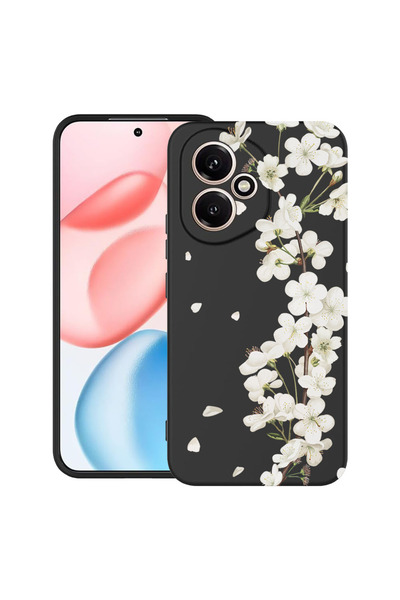 bestcase Υπέρλεπτη Θήκη για Honor 400, Φλοράλ - Αισθητικό Λευκό Άνθος Κερασιά...