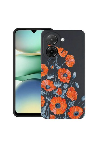bestcase Husă Ultra Subțire pentru Xiaomi Redmi A5 (171mm), Florală - Poppy M...