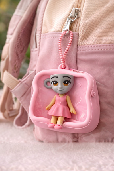 NEHİRDEN محفظة نقود سيليكونية من نوع Ballerina Cappuccino