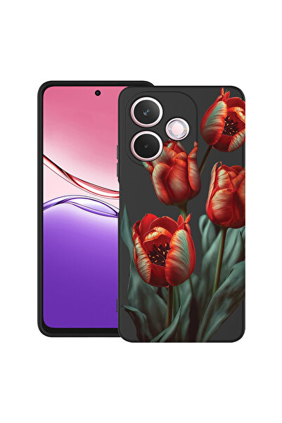 bestcase Υπέρλεπτη Θήκη για OPPO A5 Pro, Φλοράλ - Κόκκινη Τουλίπα, 2052045 B ...