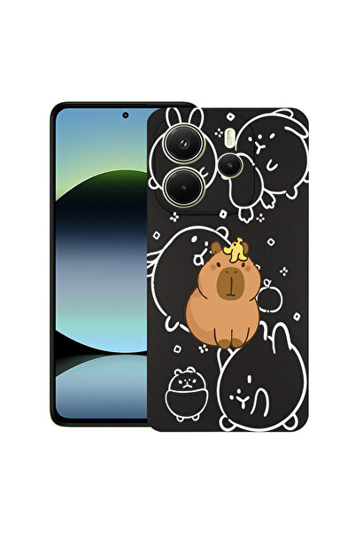 bestcase Υπέρλεπτη Θήκη για Xiaomi Redmi Note 14 5G, Καρτούν Καβάι Καπιμπάρα,...