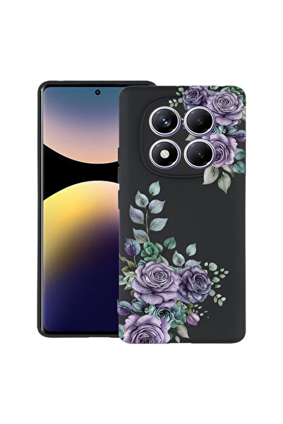 bestcase Υπέρλεπτη Θήκη για Xiaomi Redmi Note 14 Pro 4G, Φλοράλ - Παστέλ Ροζ ...