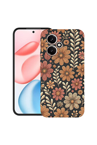 bestcase Υπέρλεπτη Θήκη για Honor 400, Φλοράλ Αισθητική Φθινοπωρινό Σχέδιο, 2...