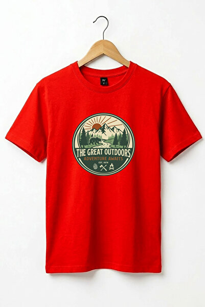 onsrawear Unisex Vintage Camping Nature the Great Outdoors Adventurer Bear Pr...