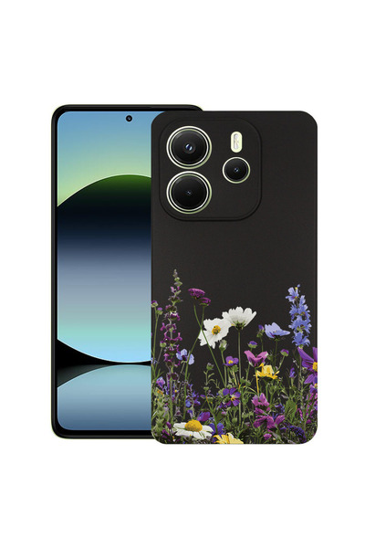 bestcase Υπέρλεπτη Θήκη για Xiaomi Redmi Note 14 5G, Φλοράλ - Αγριολούλουδα, ...