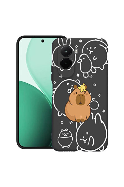 bestcase Husă Ultra Subțire pentru Poco M7, Capibara Kawaii cu desene animate...