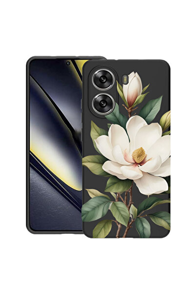 bestcase Υπέρλεπτη Θήκη για Poco X7 Pro 5G, Φλοράλ - Λευκή Μανόλια, 1992025 B...