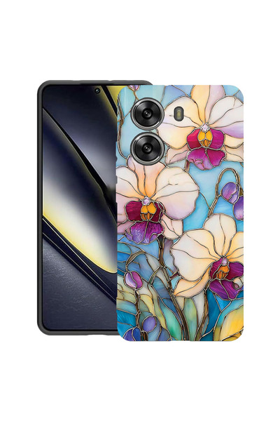 bestcase Υπέρλεπτη Θήκη για Poco X7 Pro 5G, Φλοράλ - Ορχιδέα από Βιτρό, 19920...