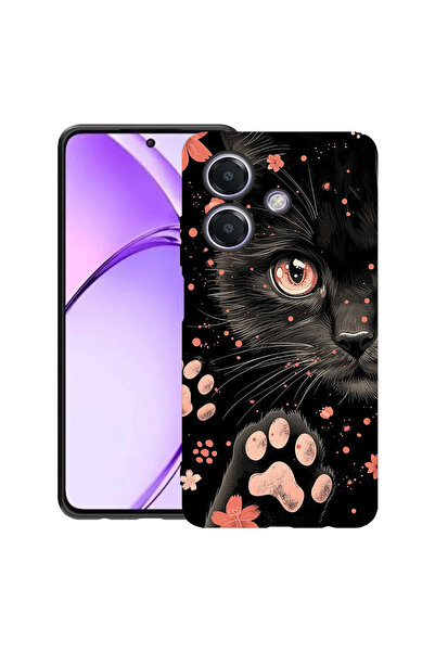 bestcase Υπέρλεπτη Θήκη για OPPO A40 / A40M / A60 5G, Μαύρη Γάτα, 1992022 B 2014