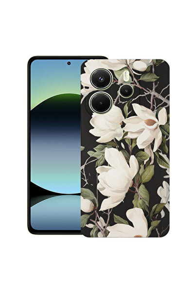 bestcase Υπέρλεπτη Θήκη για Xiaomi Redmi Note 14 5G, Ανθισμένο Σχέδιο Μανόλια...