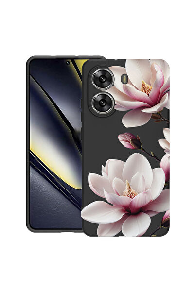 bestcase Υπέρλεπτη Θήκη για Poco X7 Pro 5G, Φλοράλ - Ροζ Μανόλια, 1992025 B 2051