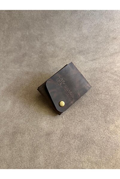 HATKA Leather Craft El Yapımı Hakiki Deri Cüzdan - Slim Fold K2