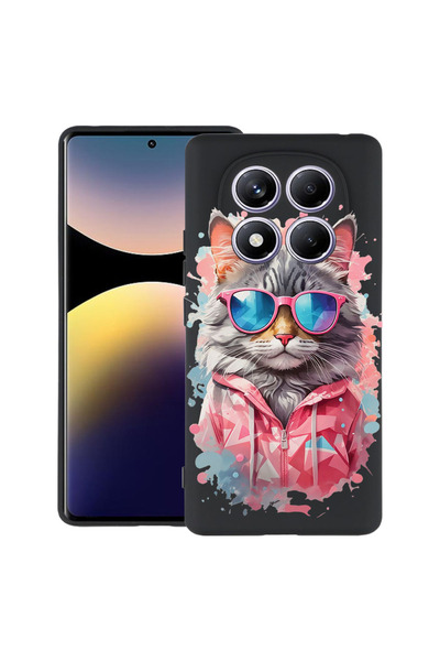 bestcase Υπέρλεπτη Θήκη για Xiaomi Redmi Note 15 Pro Plus 5G, Γάτα Shopping Q...