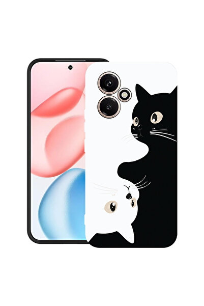 bestcase Υπέρλεπτη Θήκη για Honor 400, Μαύρες & Λευκές Γάτες, 2060076 B 2017