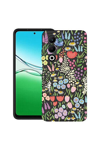 bestcase Υπέρλεπτη Θήκη για Xiaomi Redmi 15 (171mm), Φλοράλ - Πολύχρωμη Τουλί...