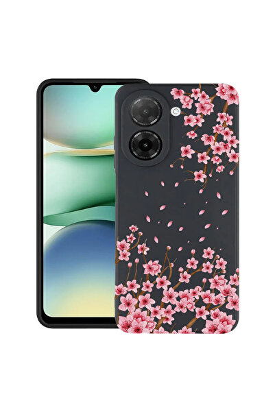bestcase Υπέρλεπτη Θήκη για Xiaomi Redmi A5 (173mm), Φλοράλ - Ροζ Άνθος Κερασ...
