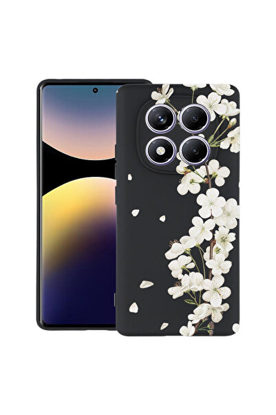 bestcase Υπέρλεπτη Θήκη για Xiaomi Redmi Note 15 5G, Φλοράλ - Αισθητικό Λευκό...